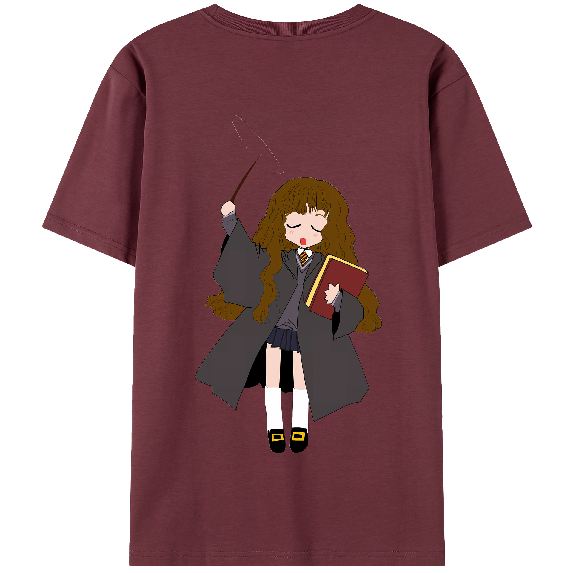 （画像用） Harry Potter ハリー・ポッターシリーズ 綿100％半袖Tシャツ（背面プリント）